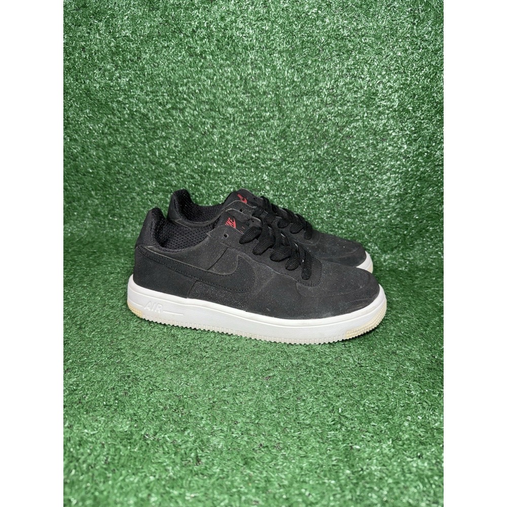Nike Air Force 1 Women Size 6.5 Boy Size 5Y Black White Casual Shoes Sneakers